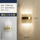 GobekUsa Crystal Modern Wall Sconce Lamp for Bedroom & Living Room
