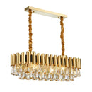 GobekUsa Gold Crystal Chandelier Lights LED Nordic Classic Living Room Lamparas