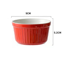 GobekUsa Ceramic Baking Bowl 3.5 Inch High Temp Resistant Dessert Pudding Bowl