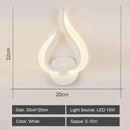 GobekUsa LED Wall Sconce Light Acrylic Lamp for Bedroom Corridor Chandelier Style