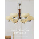 GobekUsa Glass Chandelier: Bauhaus Art for Living Room, Bedroom, Study, Hall, Restaurant