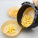 GobekUsa Air Fryer Paper Liner: Non-Stick Round Baking Mat, 50PCS