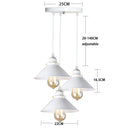 GobekUsa Industrial Black Pendant Light Dimmable Kitchen Ceiling Fixture