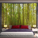 GobekUsa Forest View Tapestry: Psychedelic Mandala Wall Decor & Beach Towel