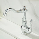 GobekUsa Gold Basin Faucet Single Handle Bathroom Sink Tap Hot Cold Mixer Tap