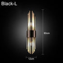 GobekUsa Crystal Wall Lamp: Elegant LED Indoor Lighting for Living Room, Bedroom, Hotel, and TV Background