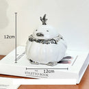 GobekUsa Duck Shaped Ceramic Ashtray with Lid - Windproof Smoking Accessories