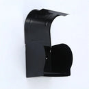 GobekUsa Black Carved Aluminum Bathroom Tissue Holder Toilet Paper Roll Rack