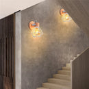 GobekUsa Iron White Cage Wall Lamp for Modern Indoor Lighting