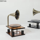 GobekUsa Crystal Music Equipment Model Ornament Decor - Modern Desk Artwork
