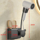 GobekUsa Bathroom Hair Dryer Holder Wall Mount Storage Rack