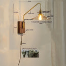 GobekUsa Copper Ceramic LED Wall Lamps Modern Style for Bedroom Living Room Bar
