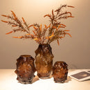 GobekUsa Green Sea Cucumber Glass Vase Terrarium for Home Decoration