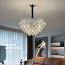 GobekUsa 2024 Trend LED Ceiling Chandelier for Living Dining Bedroom, Modern Lustre Hanging Light