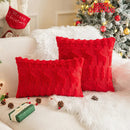 GobekUsa Christmas Plush Pillow Case Set - Festive Holiday Sofa Decor, 2023
