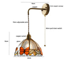 GobekUsa Butterfly Glass LED Wall Lights - Modern Nordic Style Bedside Lamp