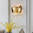 GobekUsa Crystal Tassles LED Pendant Chandelier | Modern Luxury Living Room Ceiling Light