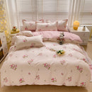 GobekUsa Cartoon Printed Bedding Sets - Soft Quilt Cover Kit for All Seasons