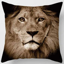 GobekUsa Animals World Tiger Lion Pillow Case for Cute Home Decor in Sofa Living Room