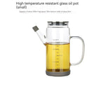 GobekUsa Glass Condiment Bottle Set for Kitchen Seasonings and BBQ, 3-Piece