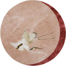 GobekUsa Japanese Cranes Soft Plush Carpet - Luxury Home Decor