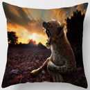 GobekUsa Animals World Tiger Lion Pillow Case for Cute Home Decor in Sofa Living Room