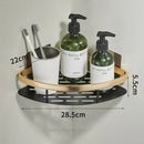 GobekUsa Aluminum Corner Bathroom Shelf with Towel Holder