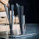 GobekUsa Japanese Style Black Alloy Chopsticks - 10 Pairs | Anti-Slip, Moisture-Proof, High Temperature Tableware