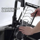 GobekUsa Kitchen Dish Drainer Rack & Tableware Holder - Wall Mounted Drying Shelf Storage