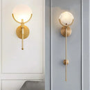 GobekUsa Marble & Copper Wall Lamp for TV Background, Restaurants, Bedroom - Luxury Decor