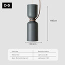 GobekUsa LED Pendant Light: Minimalist Iron Fixture for Bedroom, Living Room, Restaurants & Bars
