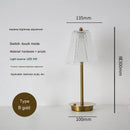 GobekUsa Diamond Touch Desk Lamp, Modern Metal, Bedside Atmosphere, Creative & Romantic