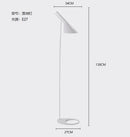 GobekUsa Arne Jacobsen Corner Floor Lamp Black White LED Modern Living Room Decor