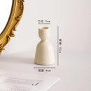 GobekUsa Geometric Ceramic Candle Holder Set - Decorative Home Decor Ornaments
