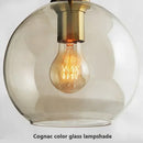 GobekUsa Industrial Glass Pendant Light for Living Room Kitchen Chandeliers