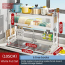 GobekUsa Kitchen Cabinet Organizer Shelf for Sink Seasoning Tableware Storage
