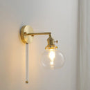 GobekUsa Glass Ball Wall Sconce Modern Wandlamp Stair Light for Bedroom Bathroom Mirror