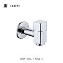 GobekUsa Brass Black Wall Mount Garden Faucet for Extended Outdoor Use