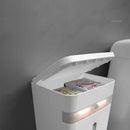 GobekUsa Induction Light Toilet Paper Holder with Storage Rack