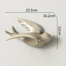 GobekUsa Flying Bird Ceramic Wall Ornament Simulation Room Decoration Indoor Accent
