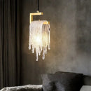 GobekUsa Crystal LED Pendant Light: Modern Bedroom Hallway Living Room Art Decoration Fixture
