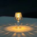GobekUsa Crystal Diamond LED Night Light Table Lamp for Bedroom Reading