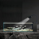 GobekUsa Betta Fish Tank, Acrylic Aquarium Bowl with Top Filtration System