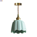 GobekUsa Lotus Flower Ceramic LED Pendant Lampshade for Home Decor
