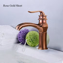 GobekUsa Gold Basin Faucet Modern Bathroom Sink Mixer Tap Single Handle Kitchen Accessories