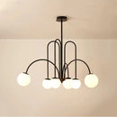 GobekUsa LED Glass Ball Ceiling Chandelier for Home Decor Lighting