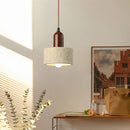 GobekUsa LED Yellow Travertine Pendant Light Hanglampen for Kitchen Cafe Living Room