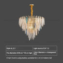 GobekUsa Crystal Chandelier: Elegant European Style for Living, Bedroom, Dining Room
