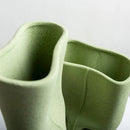 GobekUsa Green Hollow Ceramic Vase for Home Decor and Flower Arrangements