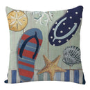 GobekUsa Coastal Cushion Cover - Sea Theme Decorative Sofa Pillowcase